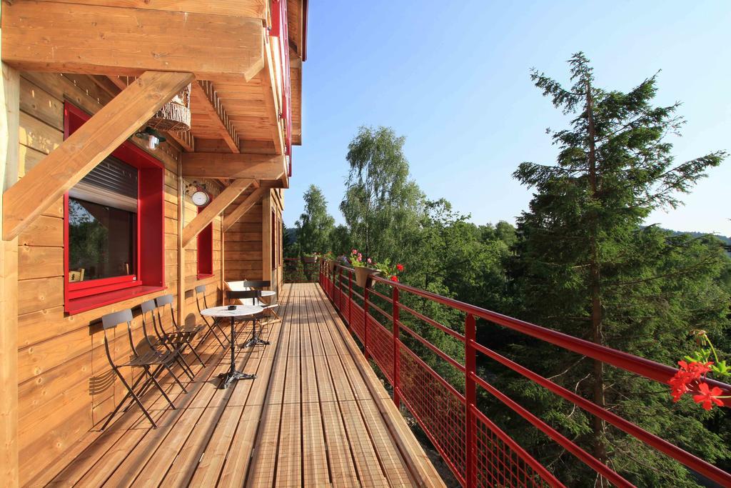 Chalet Luxe 12 Personnes Spa Sauna Vosges-Gerardmer 勒索里 外观 照片